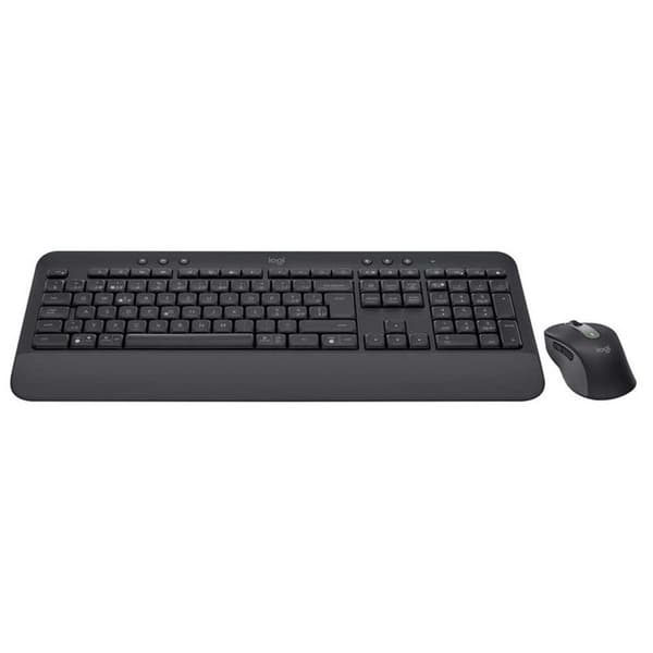 Logitech Trådlös Mus Och Tangentbord Mk650 Silver Nordic QWERTY