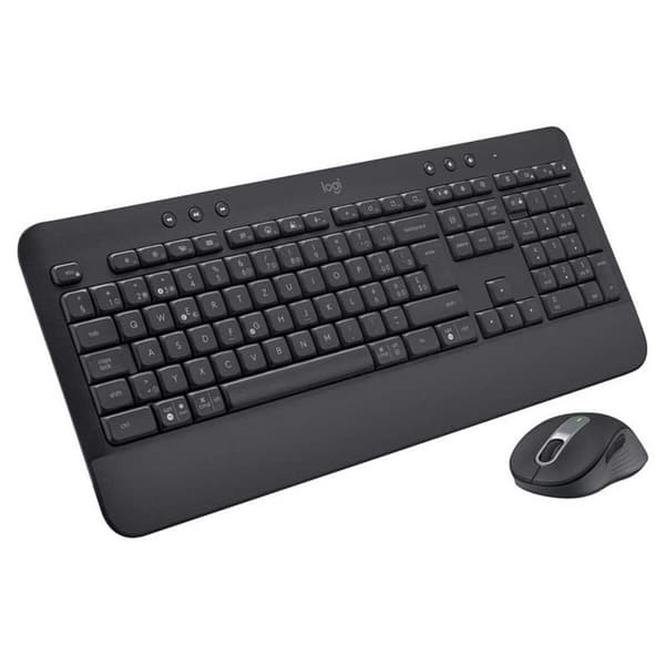 Logitech Trådlös Mus Och Tangentbord Mk650 Silver Nordic QWERTY