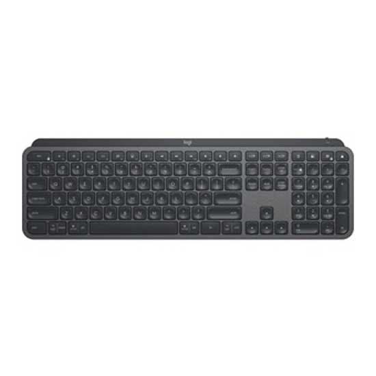 Logitech Trådlös Mus Och Tangentbord Mx Keys Business Silver Spanish QWERTY