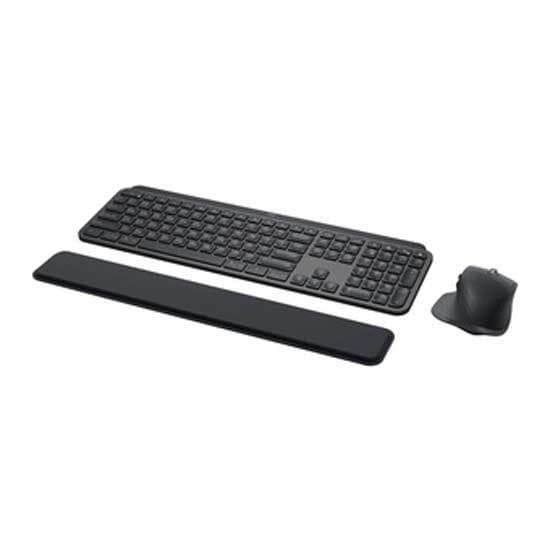 Logitech Trådlös Mus Och Tangentbord Mx Keys Business Silver Spanish QWERTY