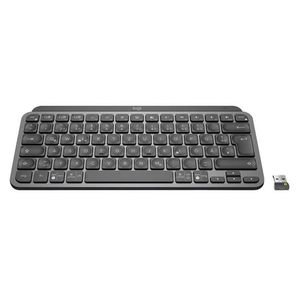 Logitech Langaton Näppäimistö Mx Keys Mini Business Hopeinen German QWERTZ