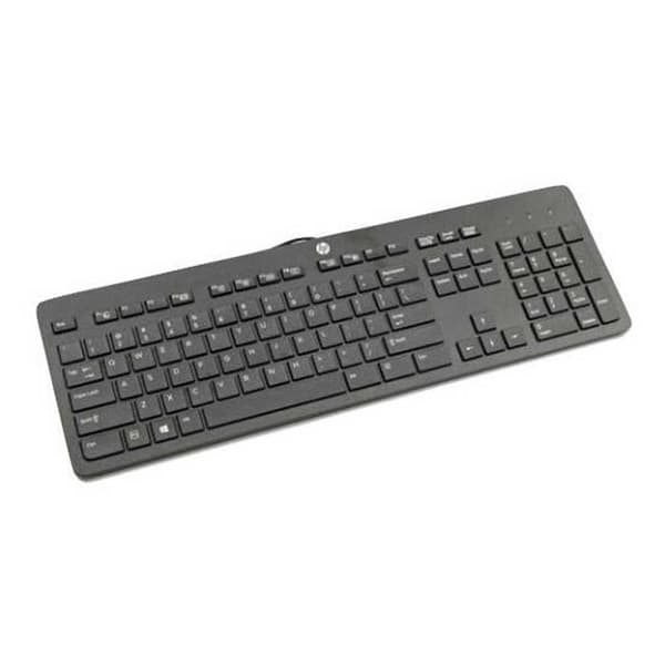 Hp Tastatur 803181-061 Usb Slim Søvfarvet Italian QWERTY Sort