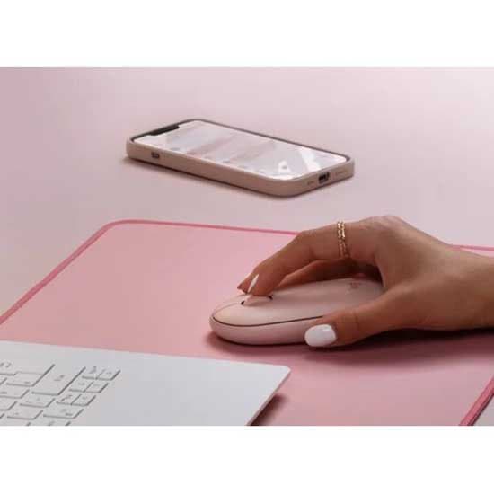 Logitech Trådløs Mus Og Tastatur Mk470 Slim Rosa Spanish QWERTY