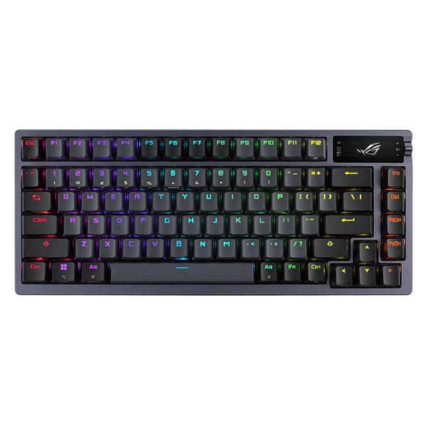 Asus Gaming Trådlöst Mekaniskt Tangentbord Rog Azoth Durchsichtig German QWERTZ Metallisk