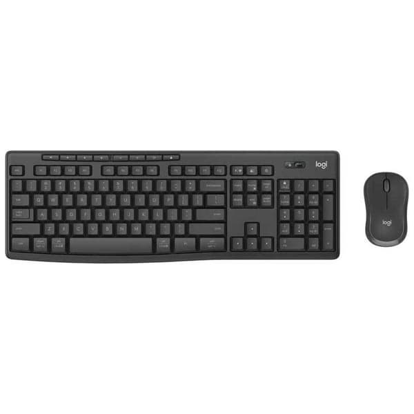 Logitech Trådløs Mus Og Tastatur Mk370 Combo Sort Spanish QWERTY Grafit