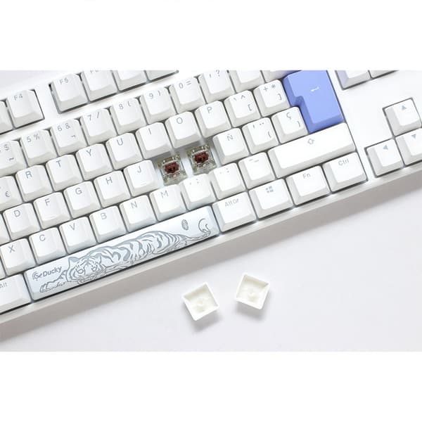 Ducky Gaming Tastatur One 3 Classic Rgb Pbt Mx Silver Transparent Spanish QWERTY
