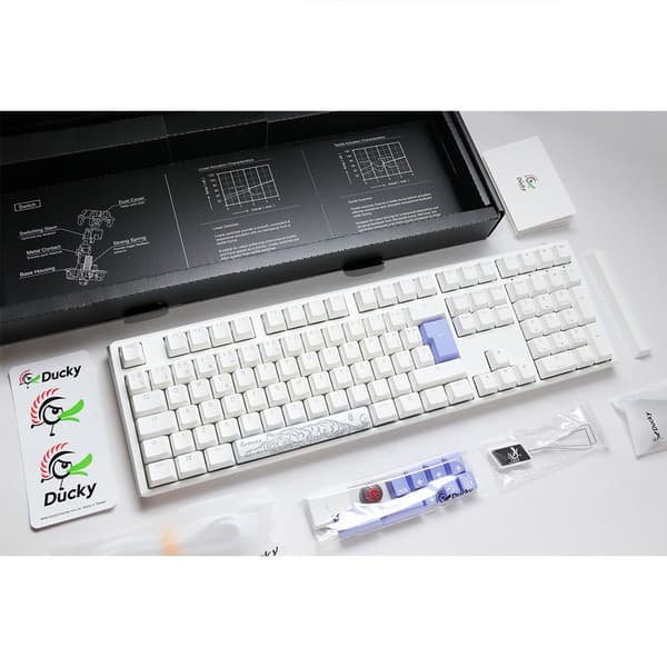 Ducky Gaming Tastatur One 3 Classic Rgb Pbt Mx Silver Transparent Spanish QWERTY