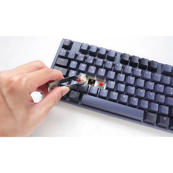Ducky Spel Tangentbord One 3 Cosmic Pbt Mx Red Blå Spanish QWERTY