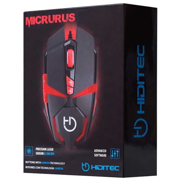 Hiditec Spelmus Micrurus Svart