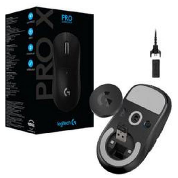 Logitech Spelmus Pro-x Superlight 16000 Dpi Svart