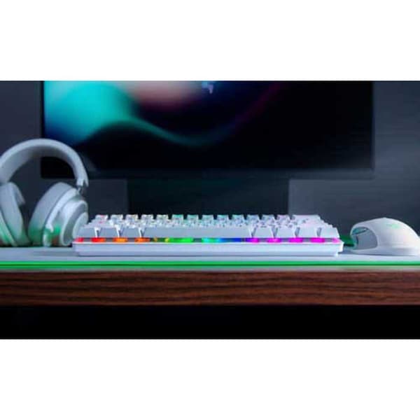 Razer Pelin Mekaaninen Näppäimistö Huntsman Mini Valkoinen