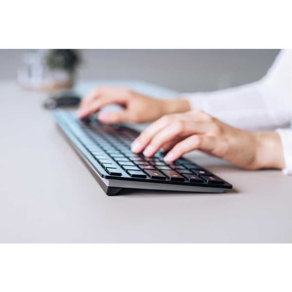 Cherry Trådløst Tastatur Kw 9100 Slim Søvfarvet Spanish QWERTY