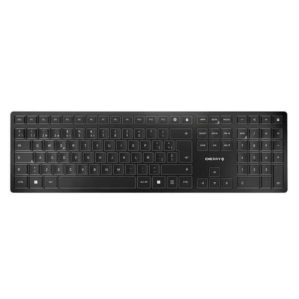 Cherry Trådløst Tastatur Kw 9100 Slim Søvfarvet Spanish QWERTY Sort