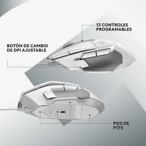 Logitech Spelmus G502 X Silver