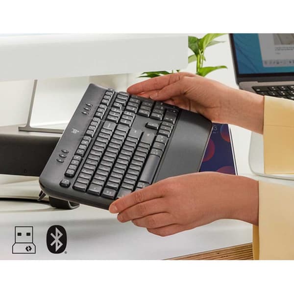Logitech Trådløst Tastatur Signature K650 Rf Søvfarvet Spanish QWERTY