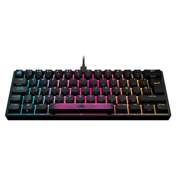 Corsair Mekaniskt Tangentbord K65 Mini Rgb Svart Svart