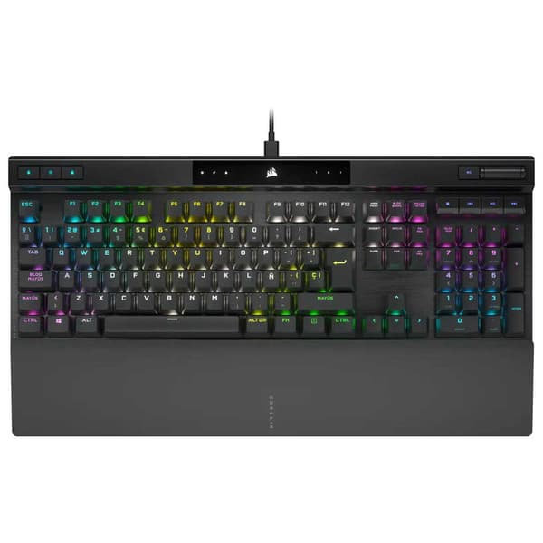 Corsair Mekaniskt Tangentbord K70 Rgb Pro Mx Red Svart Spanish QWERTY Svart