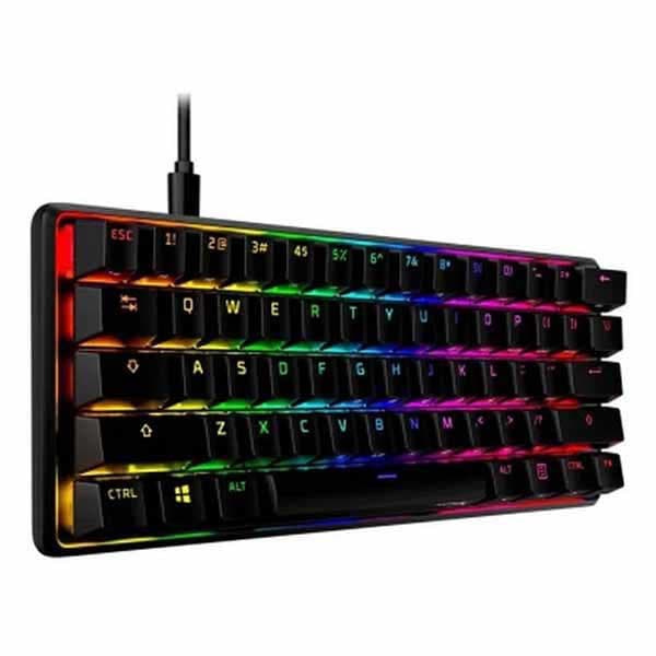 Hyperx Spel Mekaniskt Tangentbord Alloy Origins 60 Aqua Flerfärgad US QWERTY