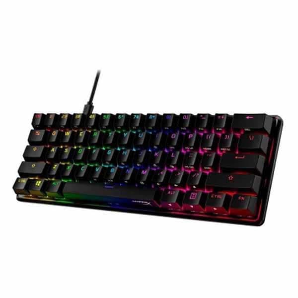 Hyperx Spel Mekaniskt Tangentbord Alloy Origins 60 Aqua Flerfärgad US QWERTY