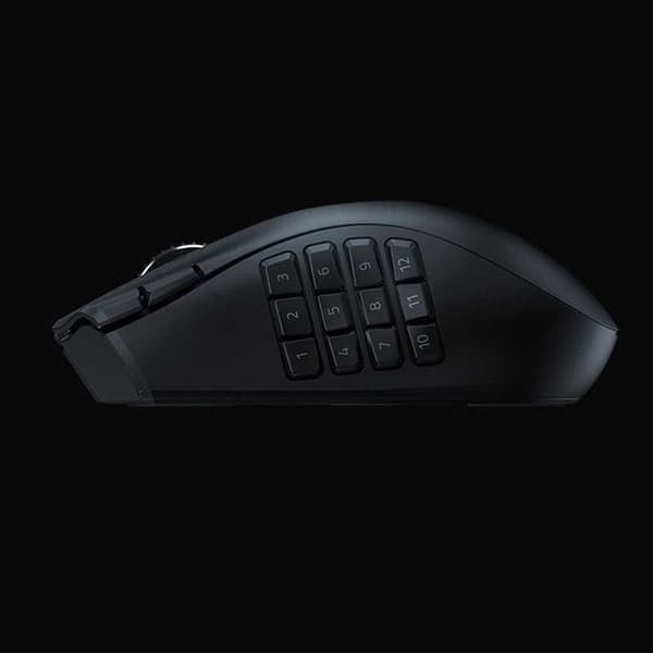 Razer Trådløs Gaming Mus Naga V2 Hyperspeed 30000 Dpi Sort