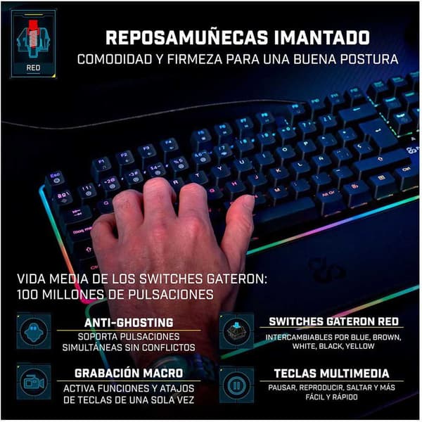 Newskill Rgb Gaming Tastatur Gungnyr