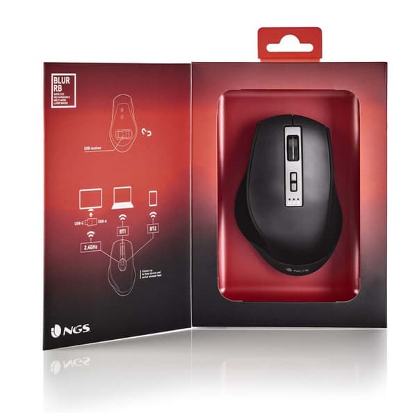 Ngs Trådløs Mus Blur-rb 3200 Dpi Sort