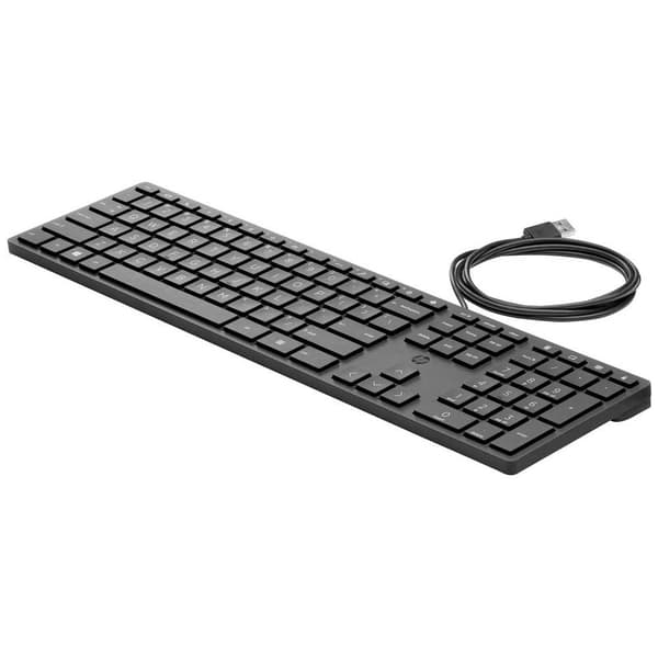 Hp Tastatur 320k Søvfarvet Sort