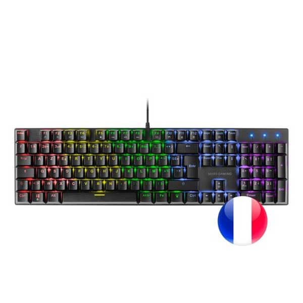 Mars Gaming Blått Mekaniskt Tangentbord För Gaming Mk422 Switch  French AZERTY