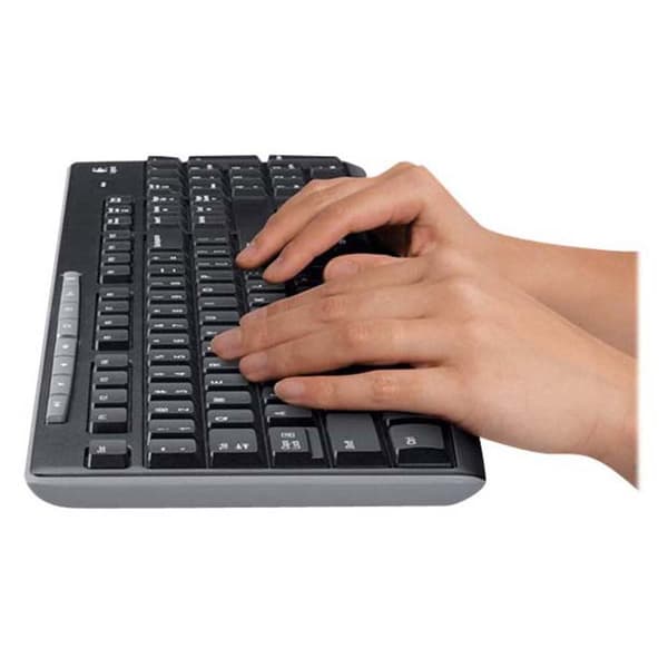 Logitech Trådløs Mus Og Tastatur Combo Mk270 Sort Hungarian QWERTY