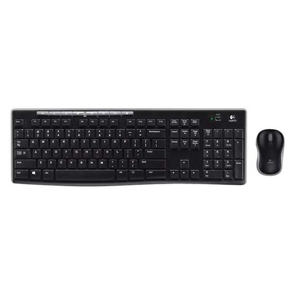 Logitech Trådløs Mus Og Tastatur Combo Mk270 Sort Hungarian QWERTY