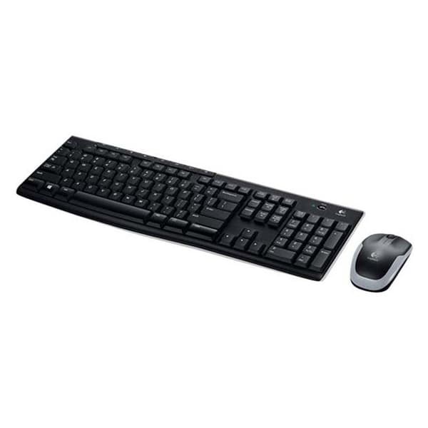 Logitech Trådløs Mus Og Tastatur Combo Mk270 Sort Hungarian QWERTY
