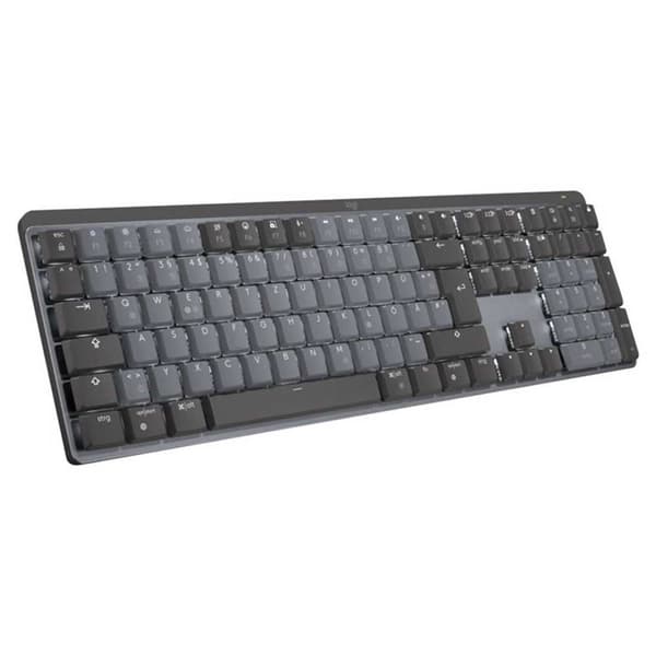Logitech Trådløst Mekanisk Tastatur Master Series Mx Søvfarvet German QWERTZ Grafit, Grå