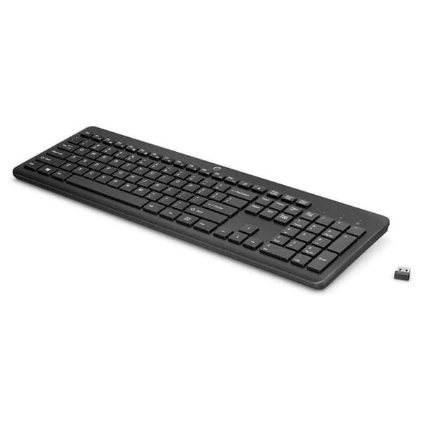 Hp Trådløst Tastatur 230 Søvfarvet US QWERTY Sort