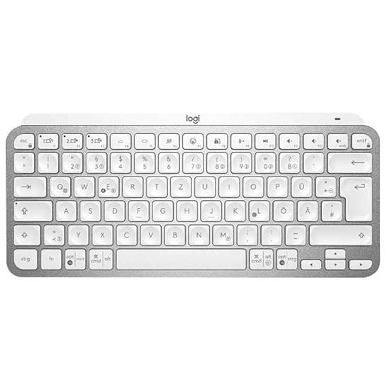 Logitech Langaton Näppäimistö Mx Keys Mini Hopeinen German QWERTZ Harmaa