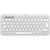 LOGITECH K380S Bluetooth Keyboard - TONAL WHITE - NORDIC Hvid
