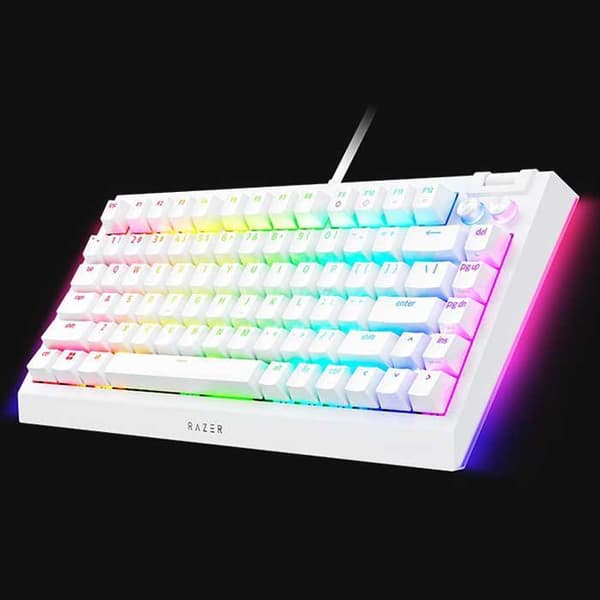 Razer Spel Tangentbord Blackwidow V4 Vit US QWERTY