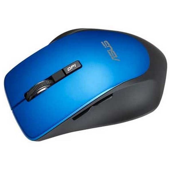 Asus Trådløs Mus Wt425 1600 Dpi Blå Sort, Blå
