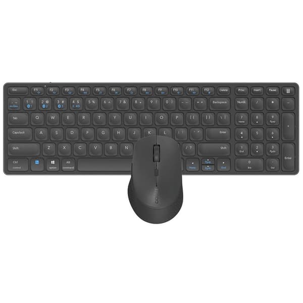 Rapoo Trådlös Mus Och Tangentbord 9700m Svart