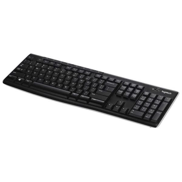 Logitech Trådløst Tastatur K270 Søvfarvet Sort