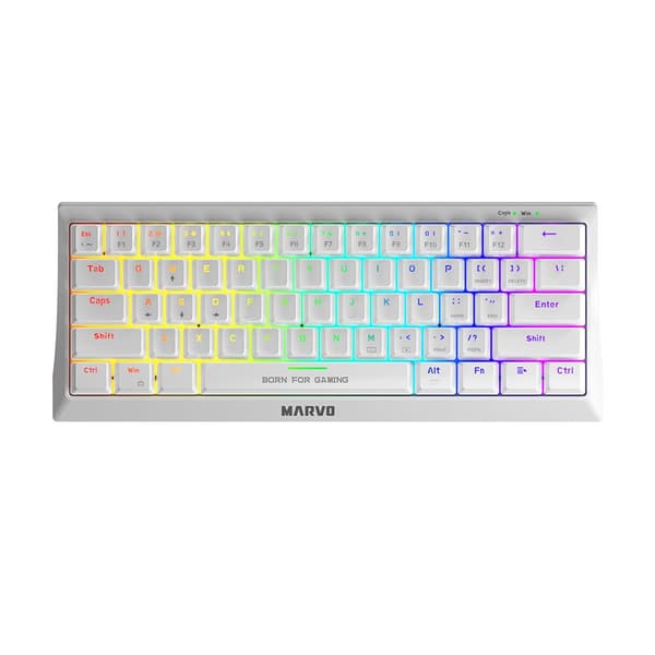 Scorpion Marvo Gaming Mekanisk Tastatur Ma-kg962wh-b Sp