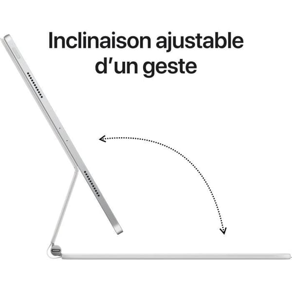 Magic Keyboard för 12,9-tums iPad Pro (5:e generationen) - Franska - Vit