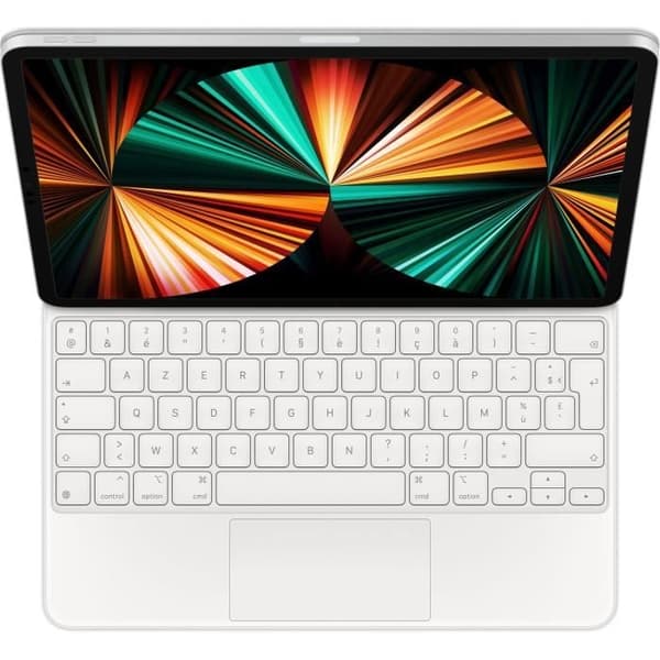 Magic Keyboard til 12,9-tommer iPad Pro (5. generation) - Fransk - Hvid