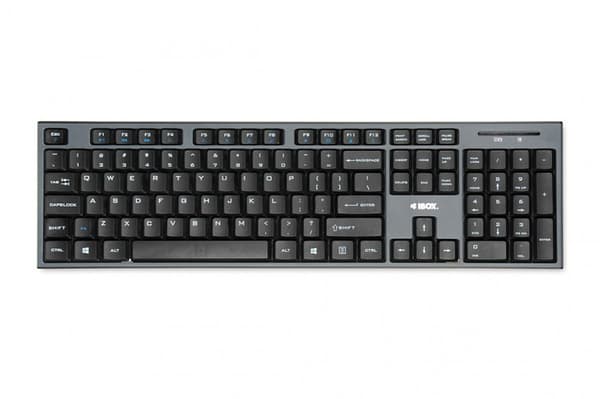 iBox IKMS606W tastatur RF Trådløs Engelsk Sort