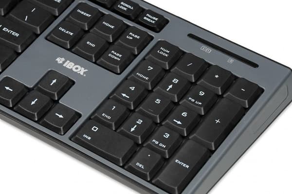 iBox IKMS606W tastatur RF Trådløs Engelsk Sort