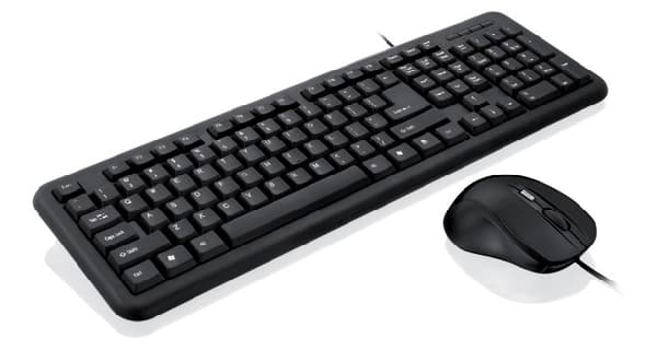 iBox OFFICE KIT II tastatur Mus inkluderet USB QWERTY Engelsk Sort Sort