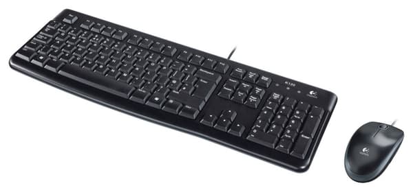 Logitech Desktop MK120 Sort
