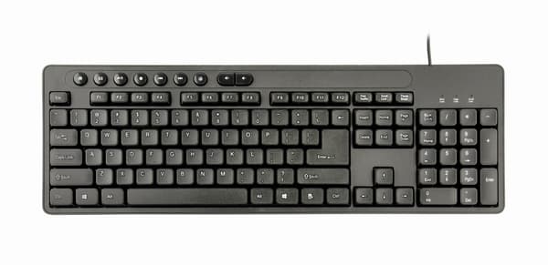 Gembird KBS-UM-04 näppäimistö Hiiri mukana USB QWERTY US English Black