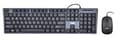 Miniatyrbild 1 av 7: Tangentbord + mus Set IBOX IKMS606 (USB 2.0; (US); svart färg; Optisk; 800 DPI)