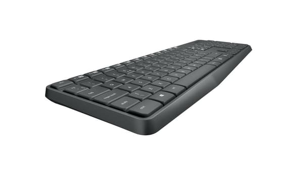 Logitech MK235 näppäimistö Hiiri mukana USB QWERTY US International Grey