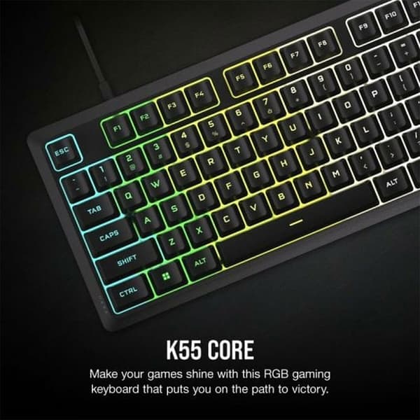 Corsair Pelinäppäimistö K55 Rgb Icue